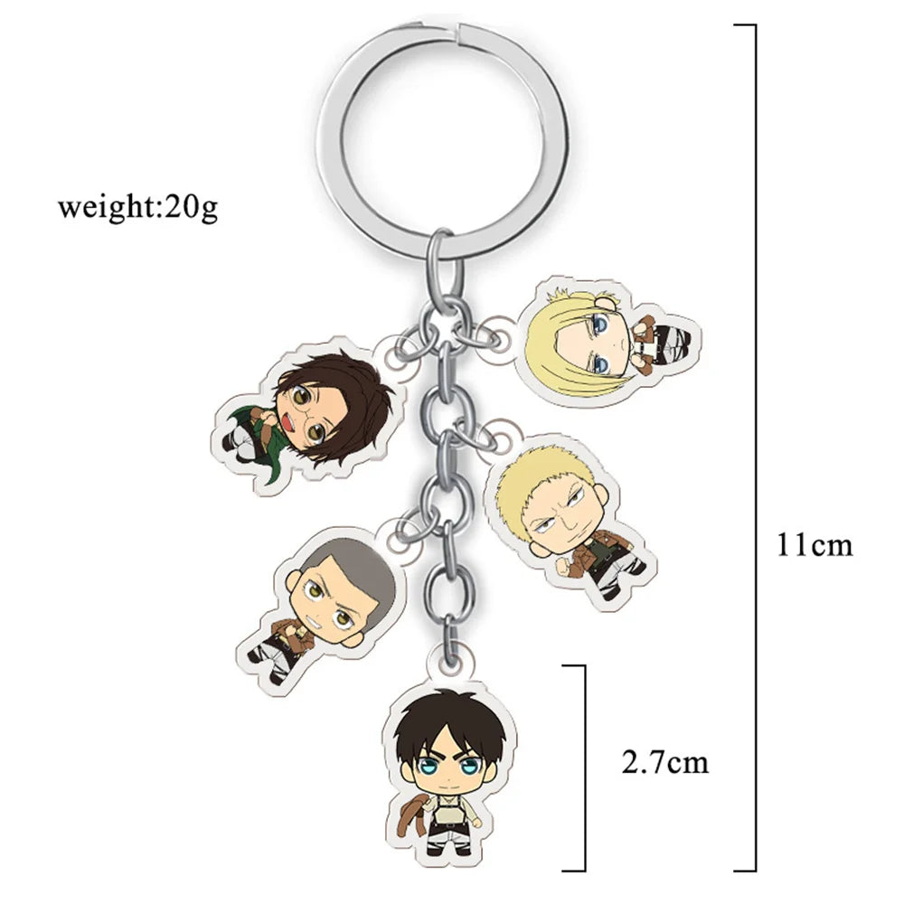 Attack on Titan™ Double-Sided Keychains – Character Series