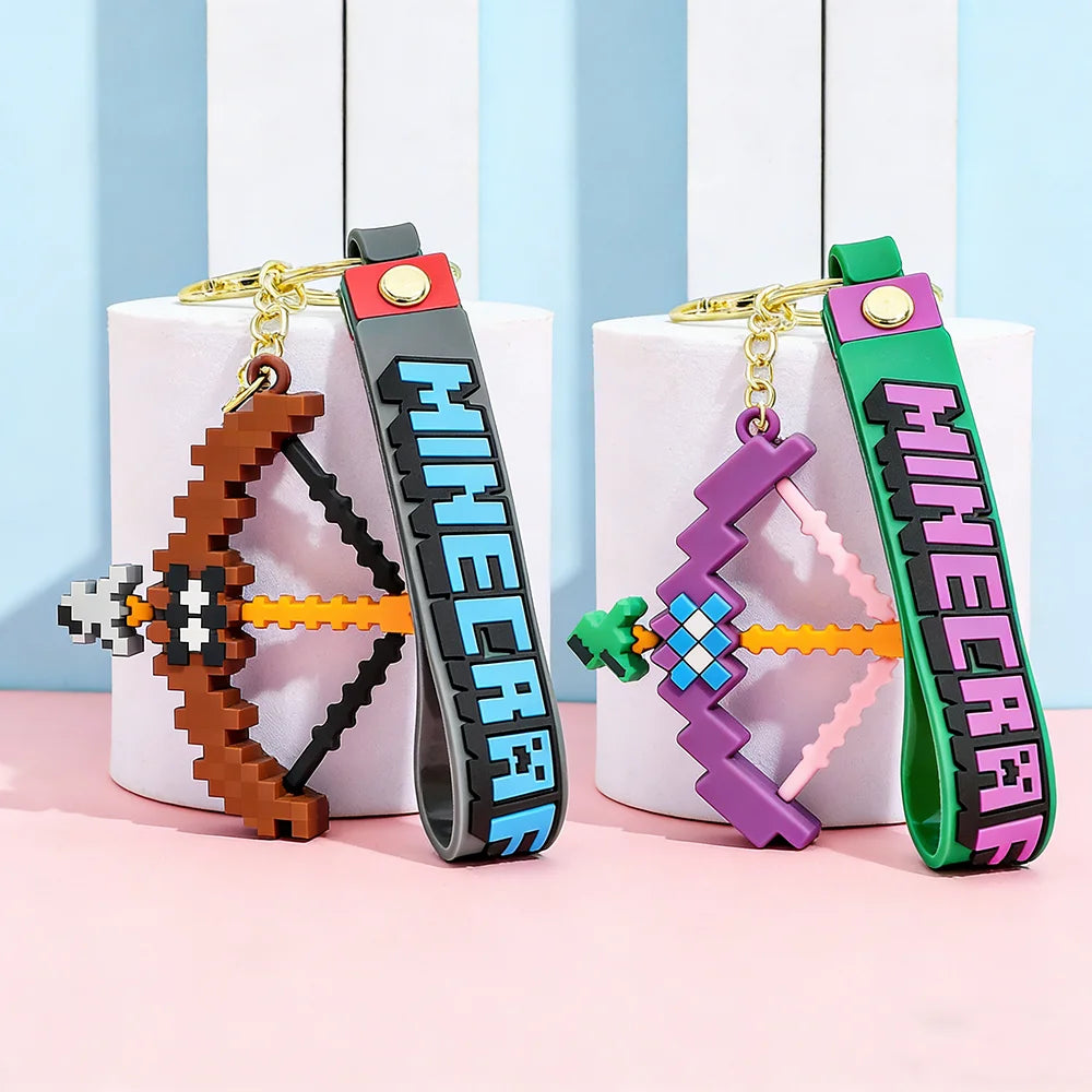 Minecraft™ Enchanted Bow Keychain – 3D Collector Edition