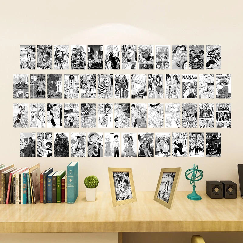 Build Your Dream Anime Room | 50-Piece Manga Panel Collage Kit