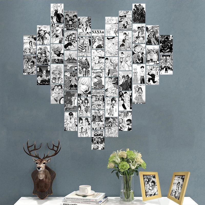 Build Your Dream Anime Room | 50-Piece Manga Panel Collage Kit