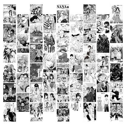 Build Your Dream Anime Room | 50-Piece Manga Panel Collage Kit
