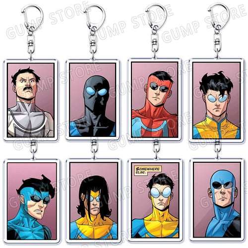 HeroStyle™ Acrylic Keychains – Superhero Collection