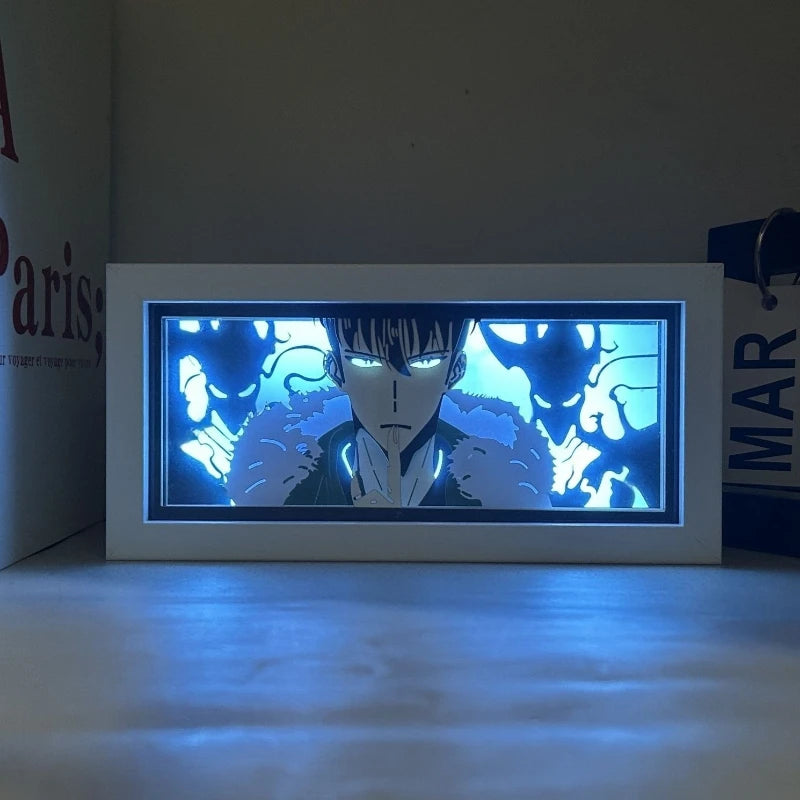 Solo Leveling™ Shadow Light Box – 3D LED Anime Lamp