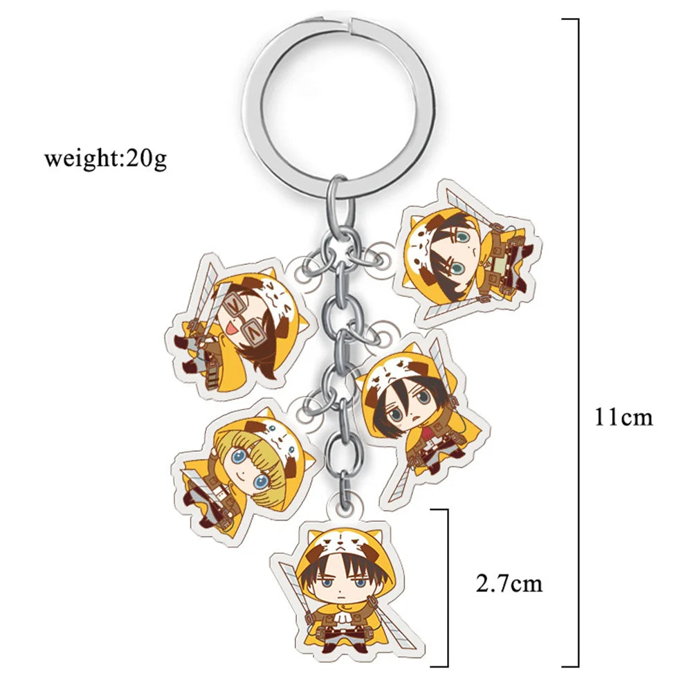 Attack on Titan™ Double-Sided Keychains – Character Series
