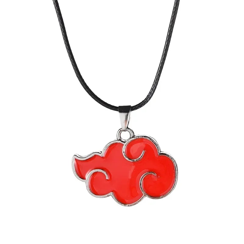 Collar Naruto Akatsuki – Colgante Nube Roja Estilo Itachi