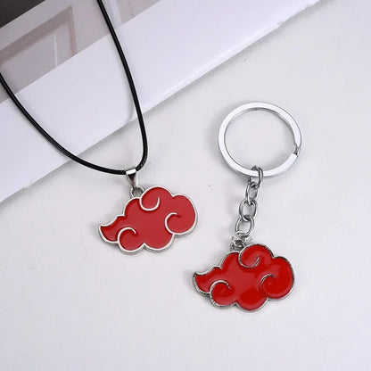 Collar Naruto Akatsuki – Colgante Nube Roja Estilo Itachi