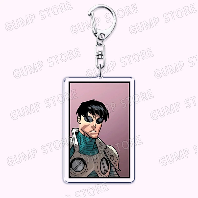 HeroStyle™ Acrylic Keychains – Superhero Collection