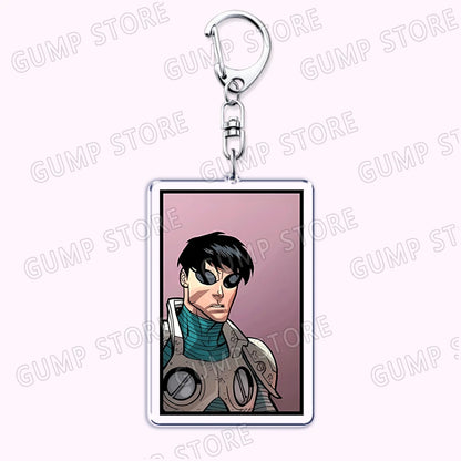 HeroStyle™ Acrylic Keychains – Superhero Collection