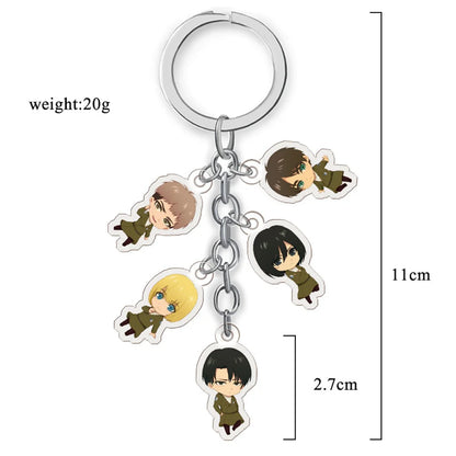 Attack on Titan™ Double-Sided Keychains – Character Series