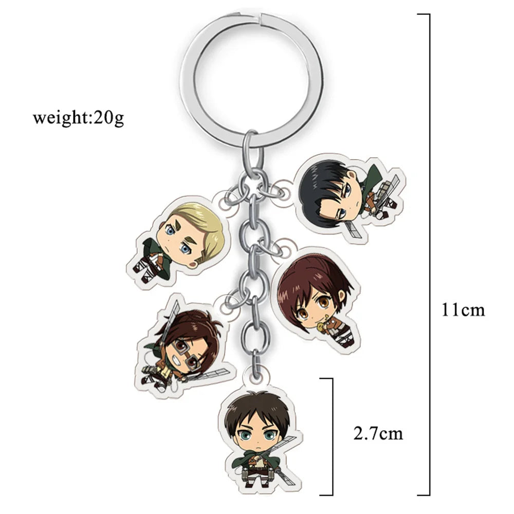 Attack on Titan™ Double-Sided Keychains – Character Series