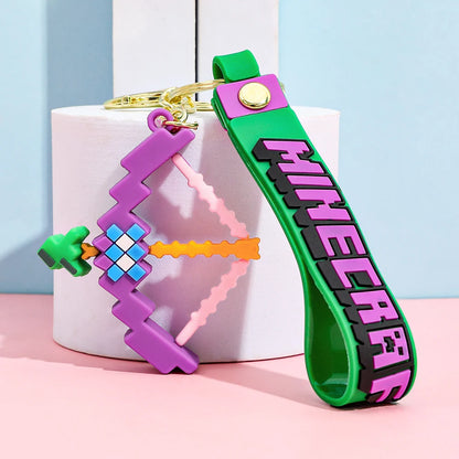 Minecraft™ Enchanted Bow Keychain – 3D Collector Edition