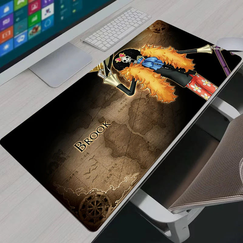 Straw Hat Leather Desk Mat™ – Premium XXL Mousepad