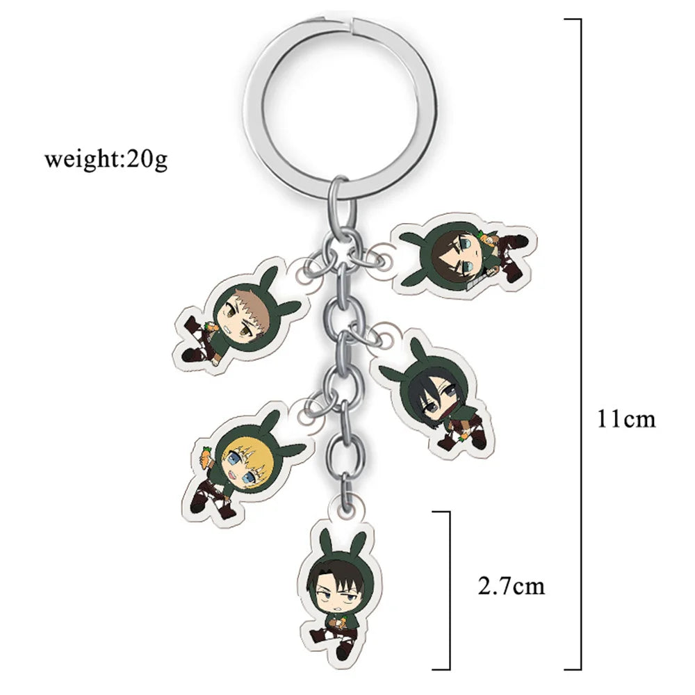 Attack on Titan™ Double-Sided Keychains – Character Series