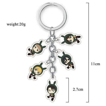 Attack on Titan™ Double-Sided Keychains – Character Series