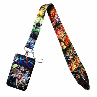Anime Lanyard Set™ – Card Holder & Keychain Strap