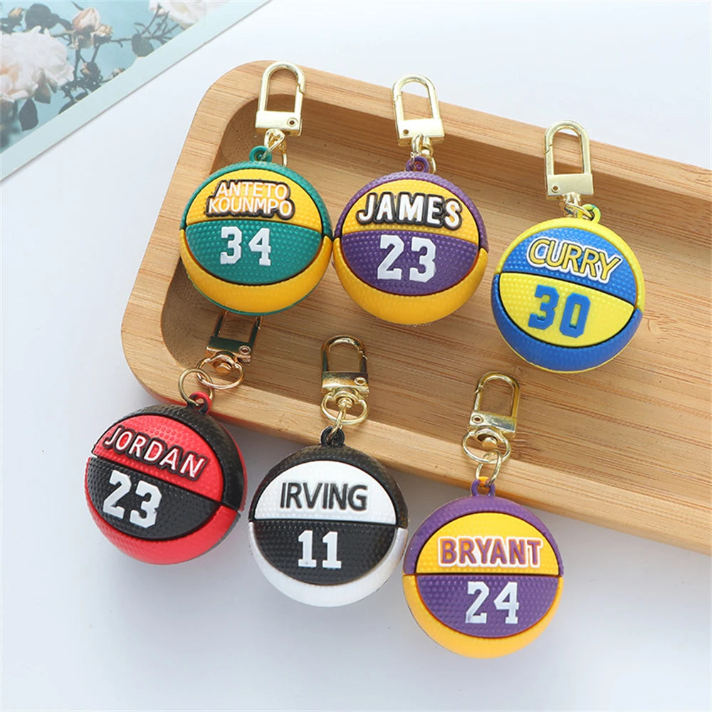 Llavero Baloncesto 3D – Diseño Miniatura para Mochila o Llaves