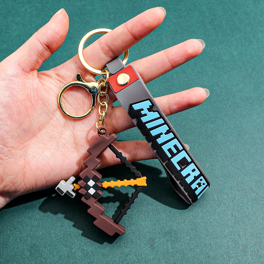 Minecraft™ Enchanted Bow Keychain – 3D Collector Edition