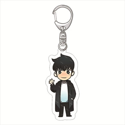 Solo Leveling™ Acrylic Keychain – Jin-Woo Edition
