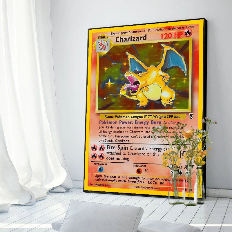 Original 151 Pokémon Canvas Print | Vintage 1996 Collection Wall Art