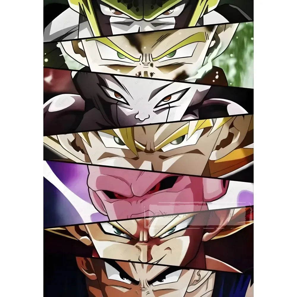 Iconic Anime Eyes Wall Art | Gojo, Sharingan & More