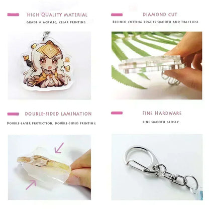 HeroStyle™ Acrylic Keychains – Superhero Collection