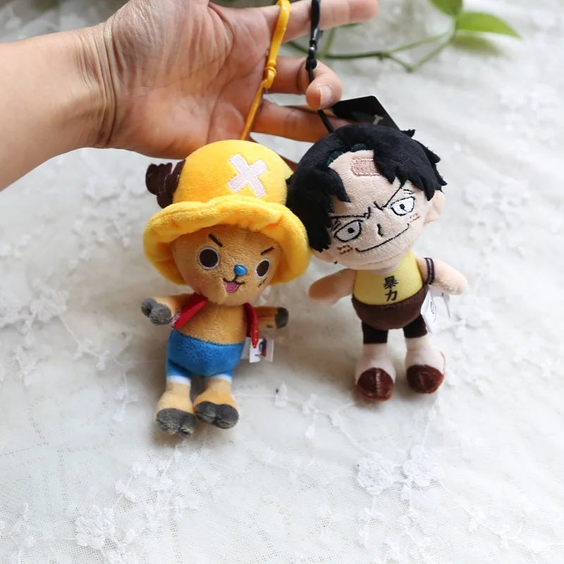 One Piece Chibi Plush Keychain — Chopper, Luffy & Crew | Kawaii Bag Charm
