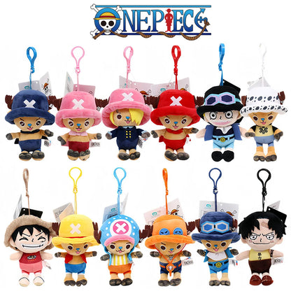One Piece Chibi Plush Keychain — Chopper, Luffy & Crew | Kawaii Bag Charm