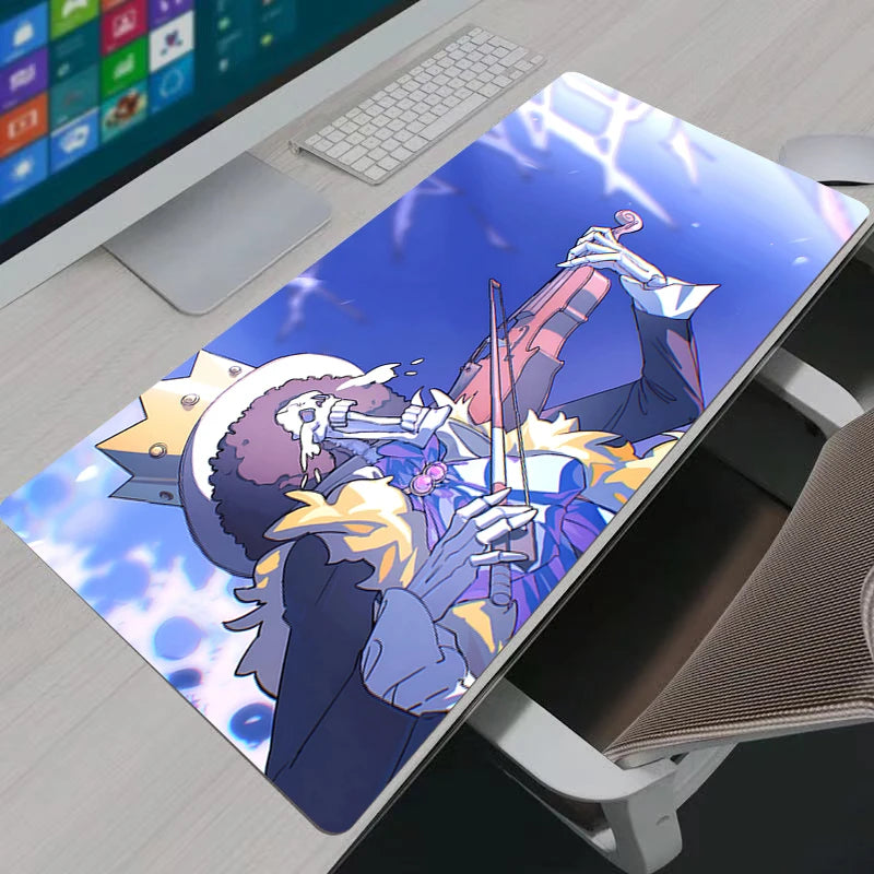 Straw Hat Leather Desk Mat™ – Premium XXL Mousepad