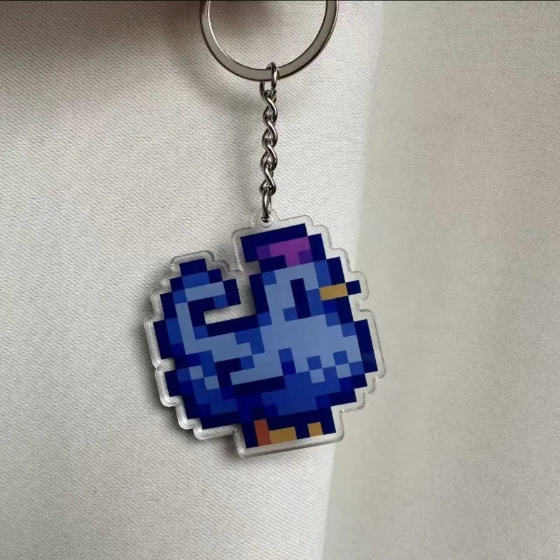 Llaveros Stardew Valley (Set) – Diseño Pixel Art en Acrílico para Fans