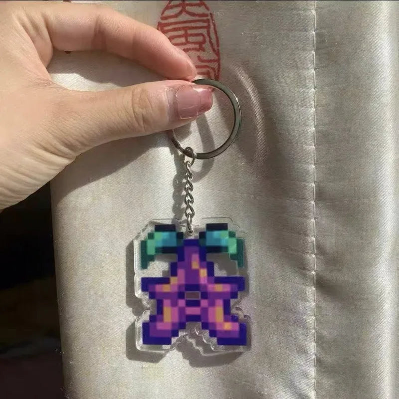 Llaveros Stardew Valley (Set) – Diseño Pixel Art en Acrílico para Fans
