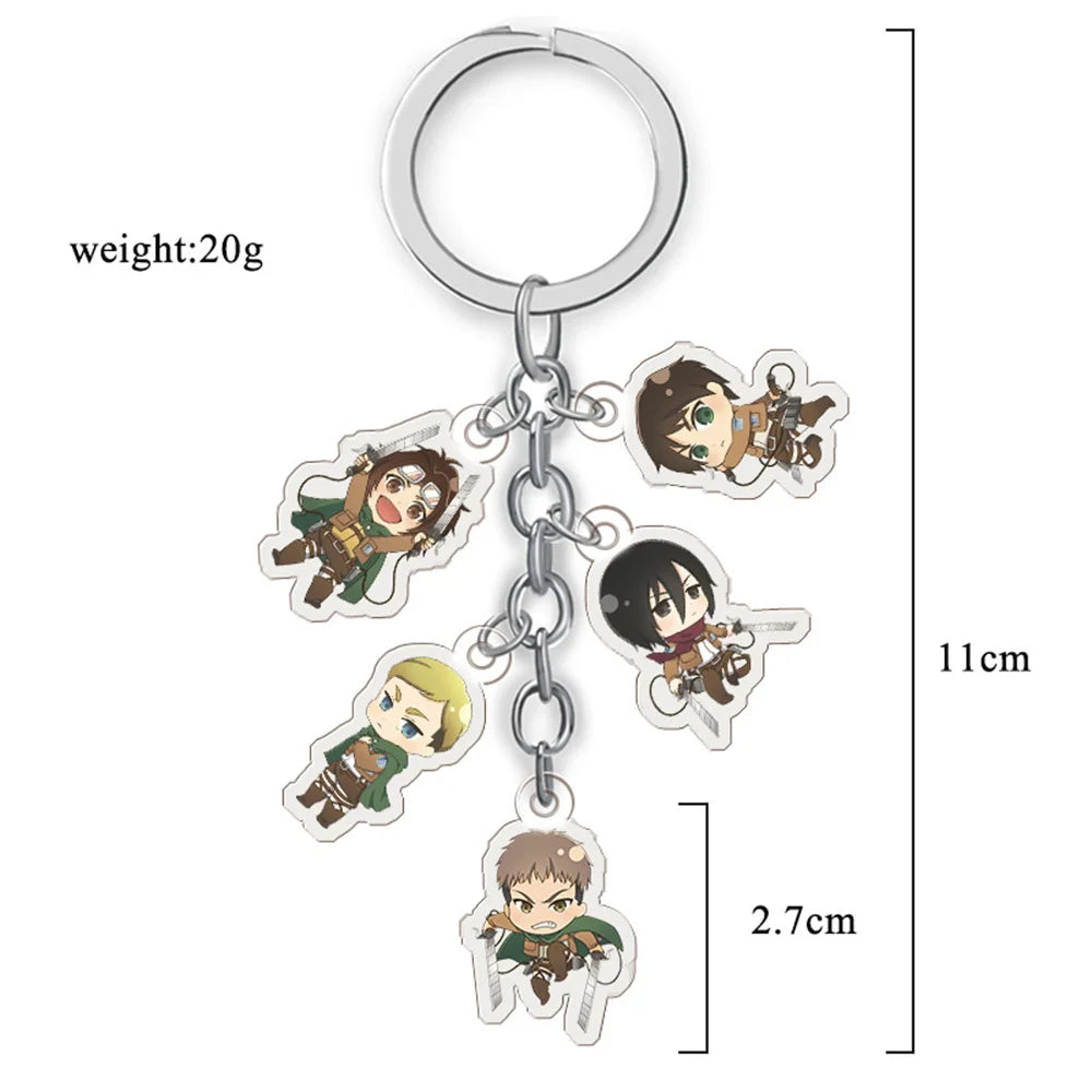 Attack on Titan™ Double-Sided Keychains – Character Series