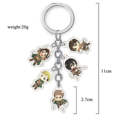 Attack on Titan™ Double-Sided Keychains – Character Series
