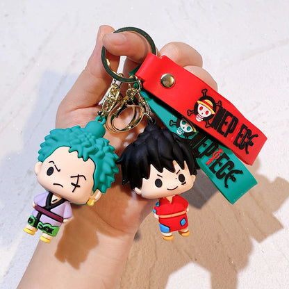 One Piece™ 3D PVC Keychains – Straw Hat Collection