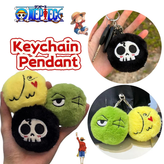 Llavero One Piece Luffy & Zoro – Diseño Anime para Mochila o Llaves