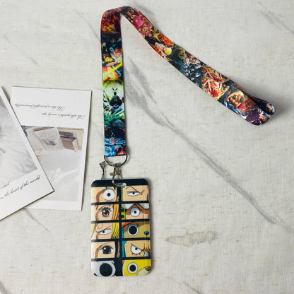Anime Lanyard Set™ – Card Holder & Keychain Strap