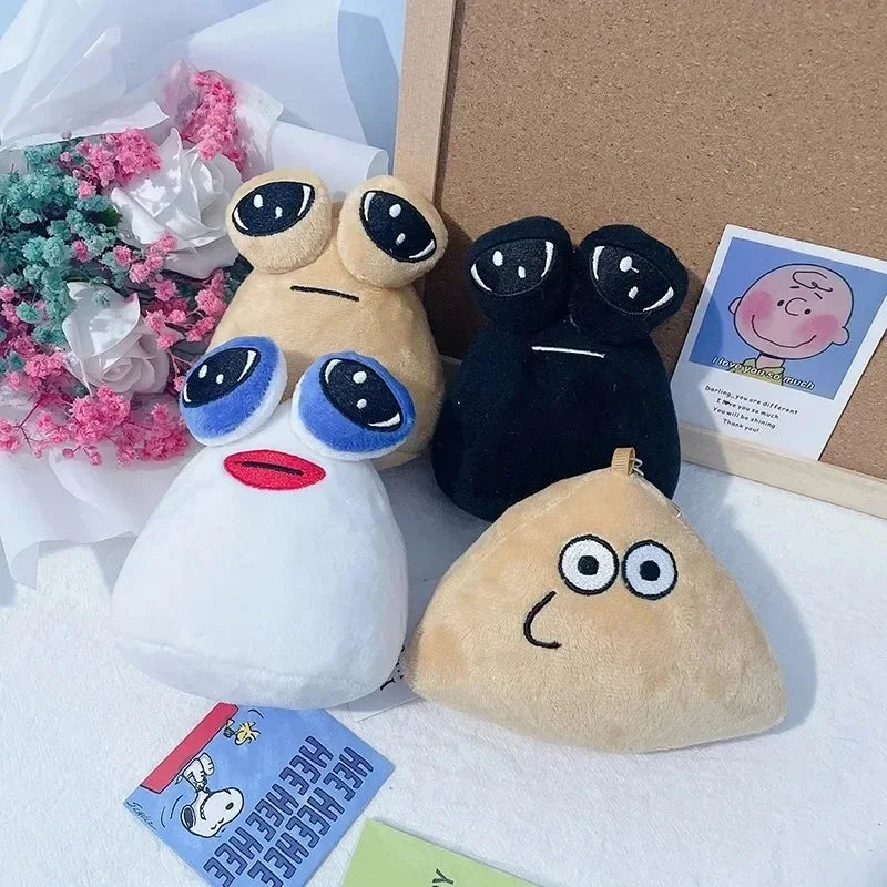 Llavero Coleccionable Pou – Mini Peluche Suave de 10 cm