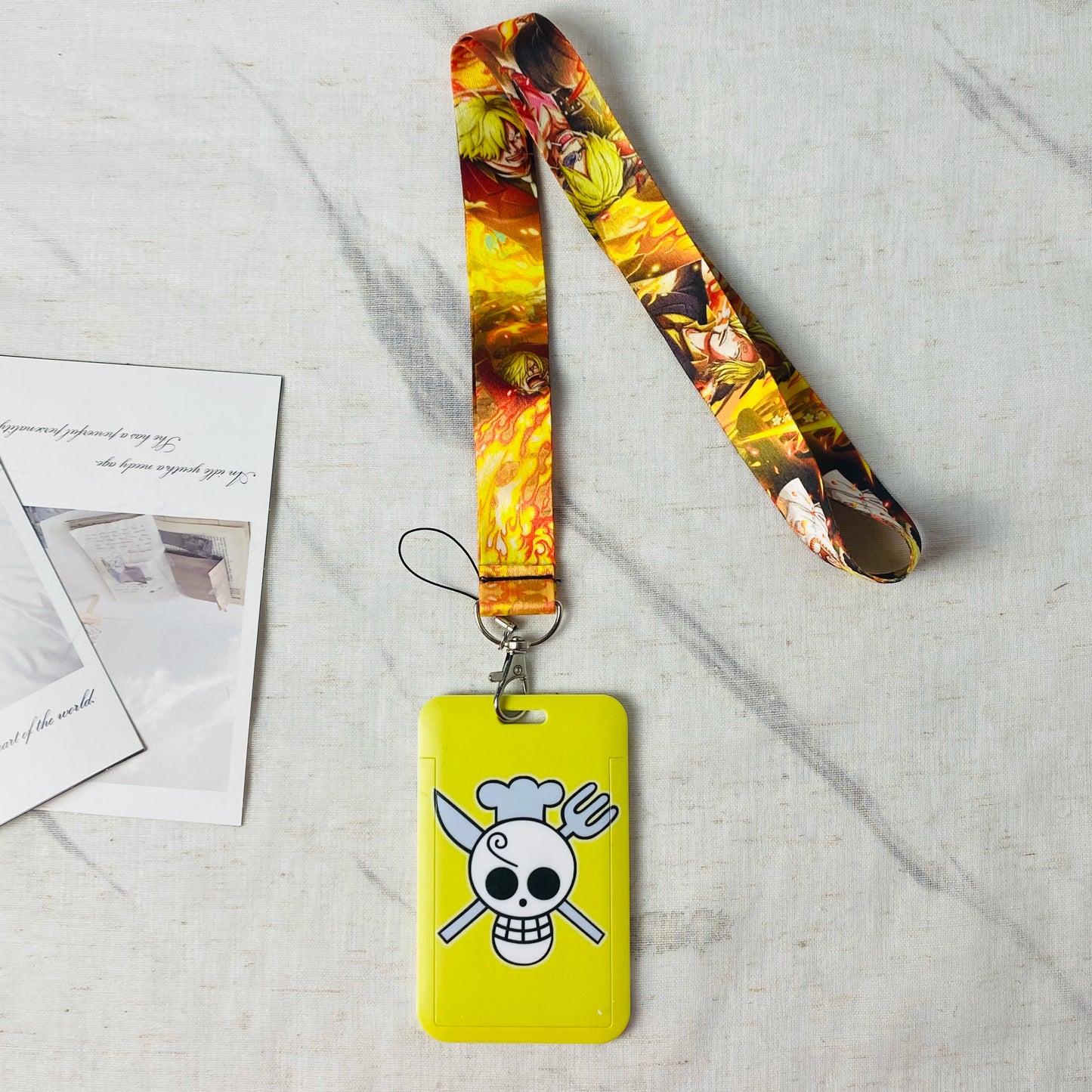 Anime Lanyard Set™ – Card Holder & Keychain Strap