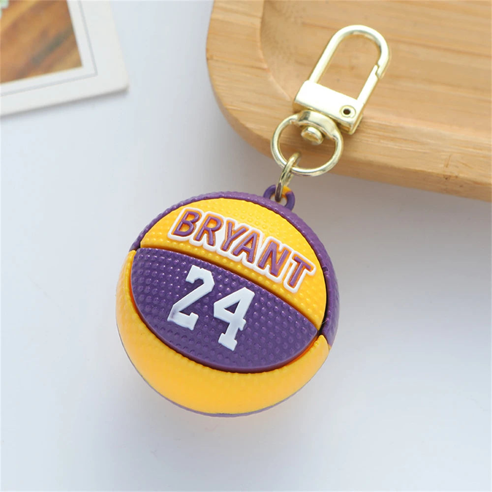 Llavero Baloncesto 3D – Diseño Miniatura para Mochila o Llaves