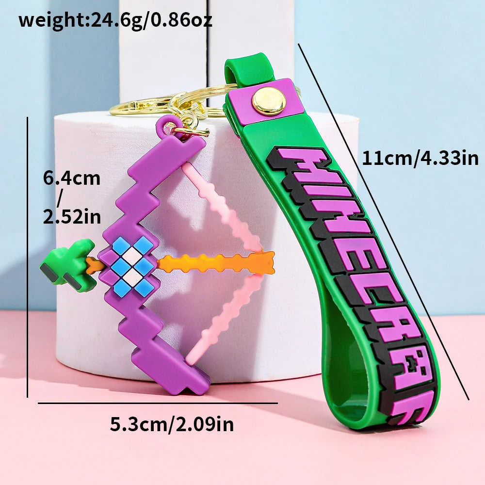 Minecraft™ Enchanted Bow Keychain – 3D Collector Edition