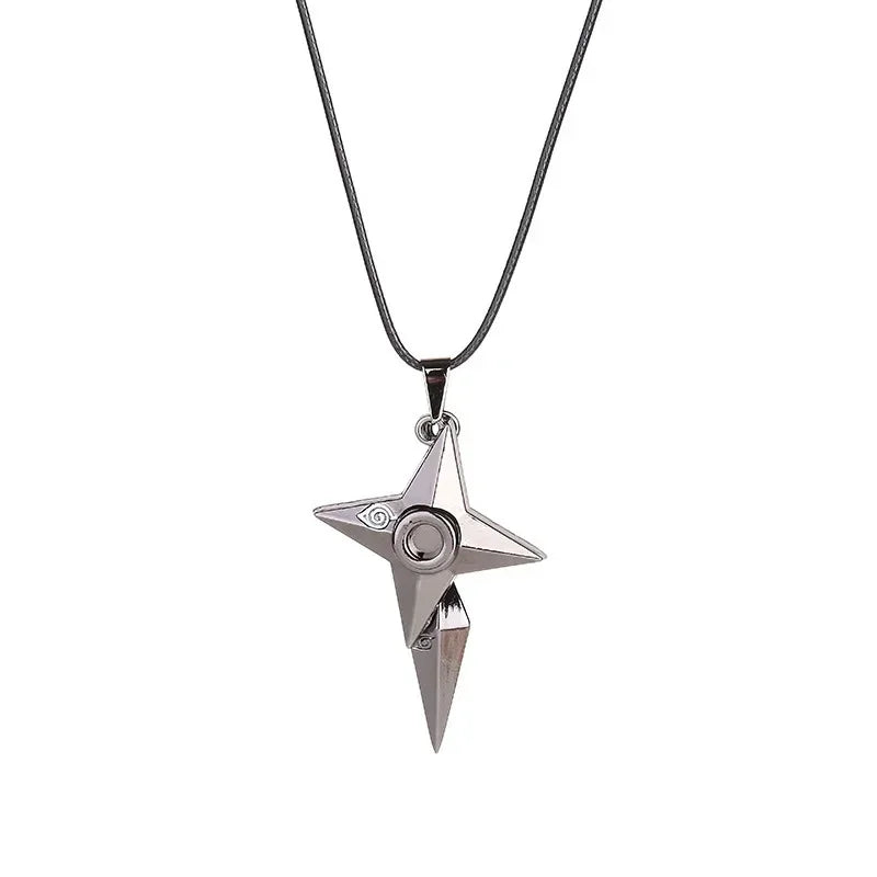 Collar Naruto Akatsuki – Colgante Nube Roja Estilo Itachi