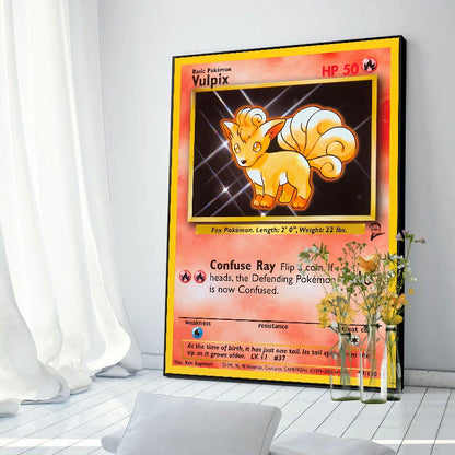 Original 151 Pokémon Canvas Print | Vintage 1996 Collection Wall Art