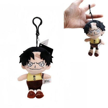 One Piece Chibi Plush Keychain — Chopper, Luffy & Crew | Kawaii Bag Charm
