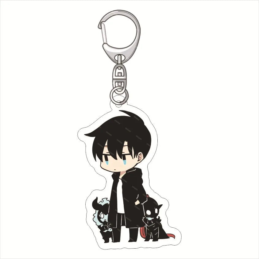 Solo Leveling™ Acrylic Keychain – Jin-Woo Edition