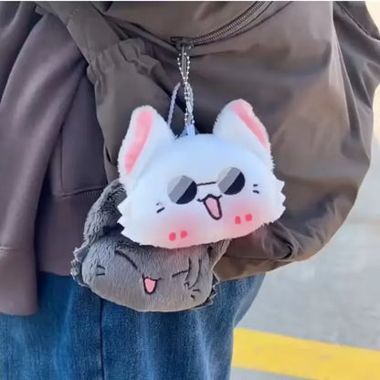 Gojo & Geto Chibi Plush Keychain | JJK Bag Charm for True Fans