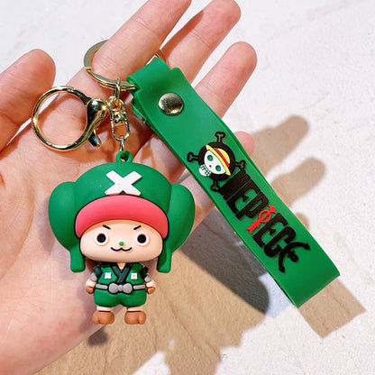 One Piece™ 3D PVC Keychains – Straw Hat Collection