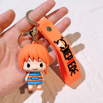 One Piece™ 3D PVC Keychains – Straw Hat Collection