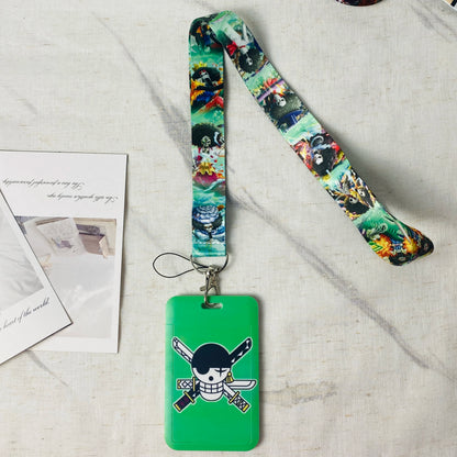 Anime Lanyard Set™ – Card Holder & Keychain Strap