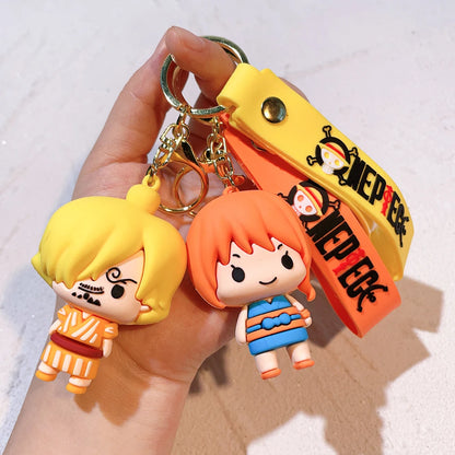 One Piece™ 3D PVC Keychains – Straw Hat Collection
