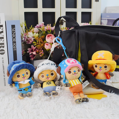 One Piece Chibi Plush Keychain — Chopper, Luffy & Crew | Kawaii Bag Charm