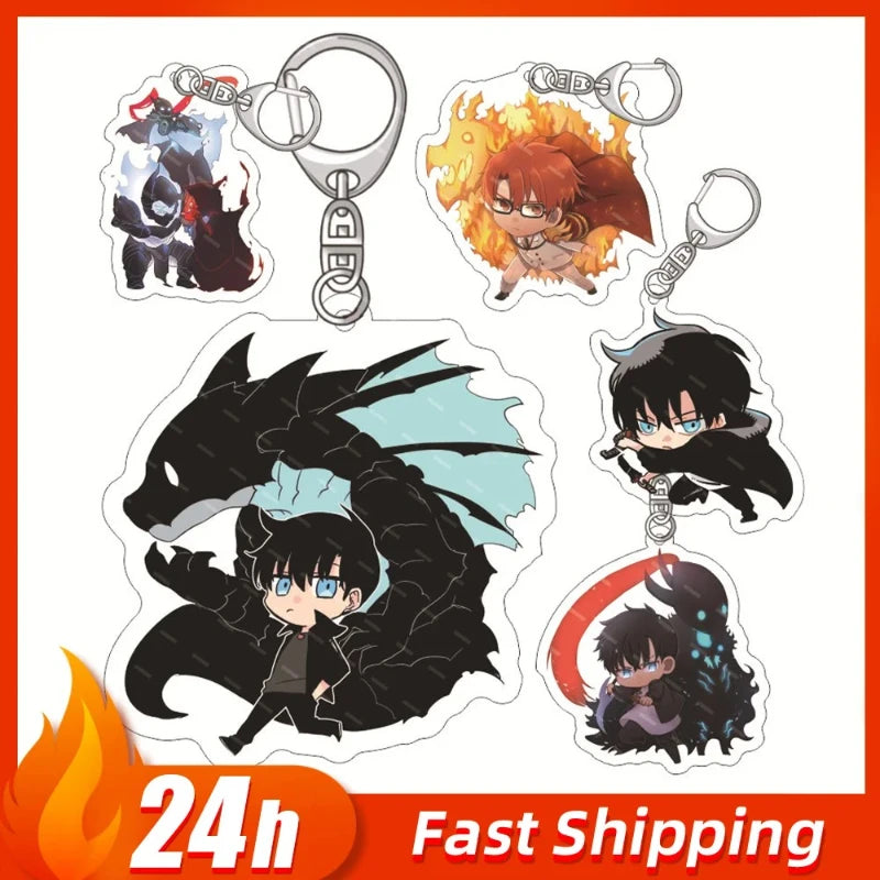 Solo Leveling™ Acrylic Keychain – Jin-Woo Edition